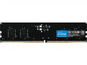 Crucial CT32G56C46U5 U-DIMM, 1x 32 GB, DDR5, 5600 MHz, CL46, 1.1v, Black