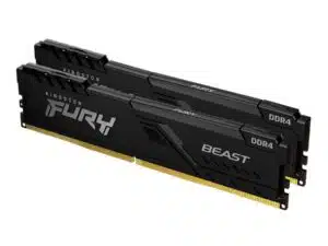 Kingston KF432C16BB1K2/32 FURY Beast DIMM Kit, 32GB, DDR4, 3200 Mhz, CL16, 1Gx8 Black, 288-pin
