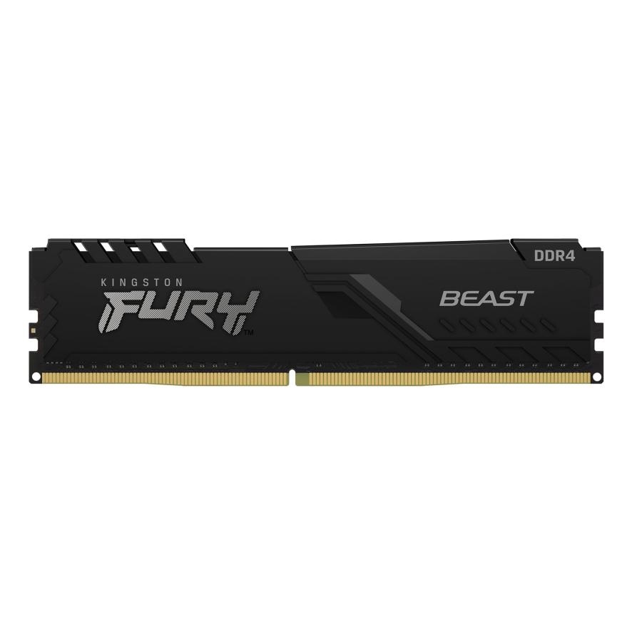 Kingston KF432C16BB1K2/32 FURY Beast DIMM Kit, 32GB, DDR4, 3200 Mhz, CL16, 1Gx8 Black, 288-pin 3 Kingston KF432C16BB1K2/32 FURY Beast DIMM Kit, 32GB, DDR4, 3200 Mhz, CL16, 1Gx8 Black, 288-pin - Afbeelding 3