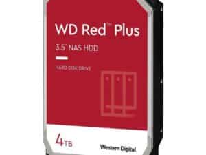 Western Digital WD40EFZZ Red Plus NAS HDD, 4TB, 3.5", 5400 RPM, 128 MB