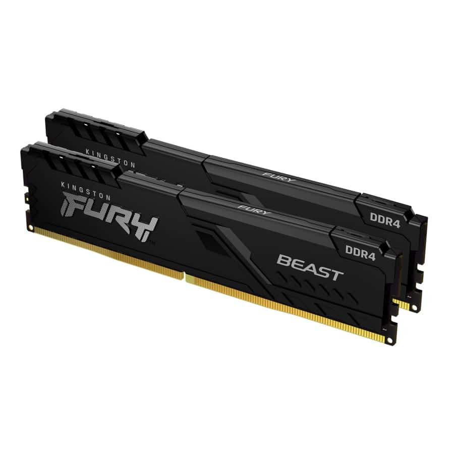 Kingston KF436C17BBK2/16 Technology FURY Beast DIMM Kit, 2 x 8 GB,16GB, DDR4, 3600 Mhz, CL17, HS 1 Kingston KF436C17BBK2/16 Technology FURY Beast DIMM Kit, 2 x 8 GB,16GB, DDR4, 3600 Mhz, CL17, HS