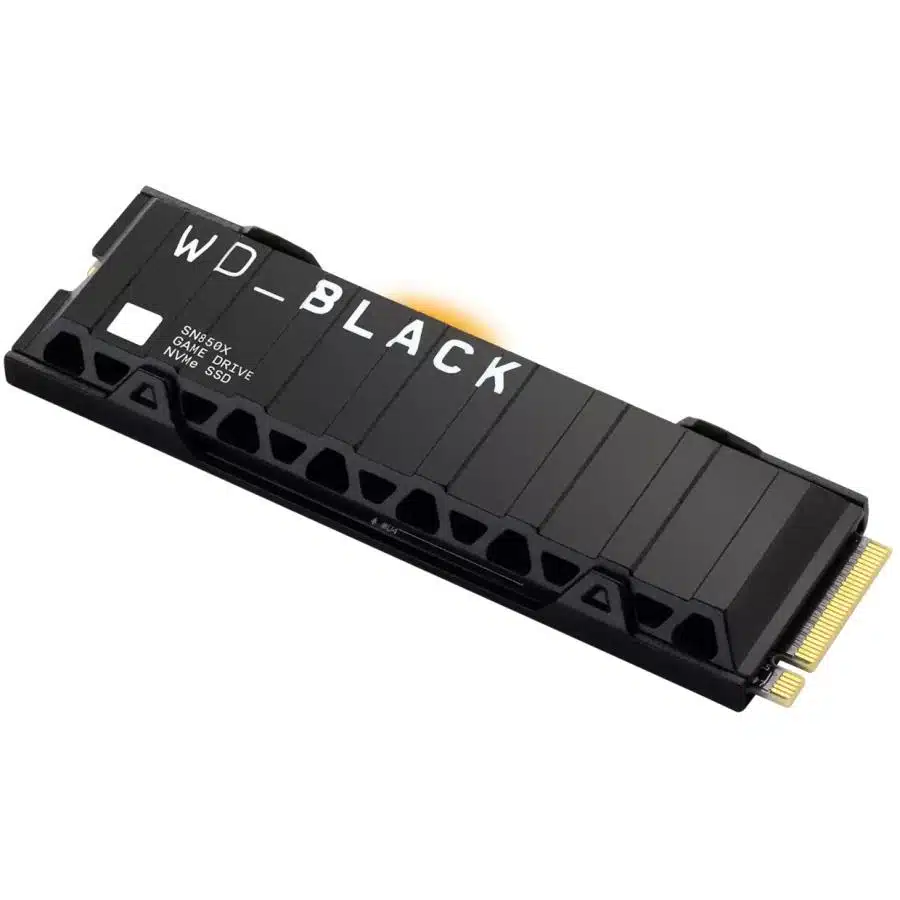 Western Digital WDS100T2XHE-00BCA0 WD SN850X SSD, 1TB, M.2 NVME, 7300 MB/s, 1100K IOPS, Heatsink 2 Western Digital WDS100T2XHE-00BCA0 WD SN850X SSD, 1TB, M.2 NVME, 7300 MB/s, 1100K IOPS, Heatsink - Afbeelding 2