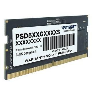 Patriot PSD516G560081S Signature SO-DIMM, 1x 16 GB, DDR5, 5600 MHz, CL46, 1.1v 2 Patriot PSD516G560081S Signature SO-DIMM, 1x 16 GB, DDR5, 5600 MHz, CL46, 1.1v - Afbeelding 2
