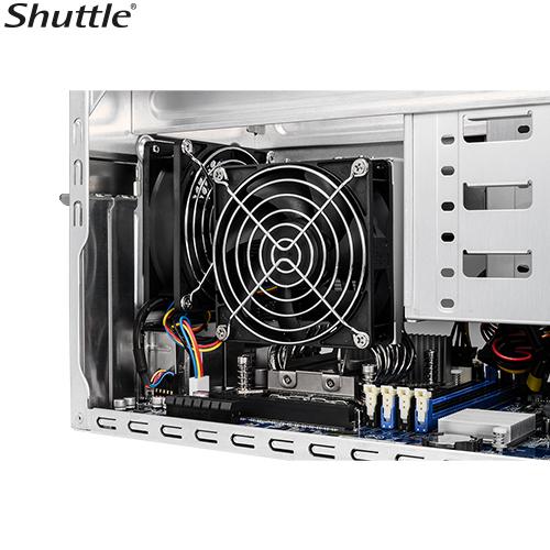 Shuttle PCB-SB860R811 SB860R8 XPC Cube Barebone, S-1851,Intel B860, 4x DDR5, Xe Graphics,500W, black 5 Shuttle PCB-SB860R811 SB860R8 XPC Cube Barebone, S-1851,Intel B860, 4x DDR5, Xe Graphics,500W, black - Afbeelding 5