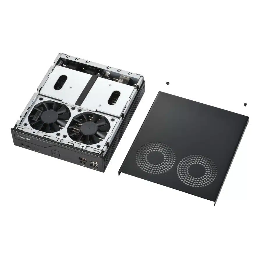 Shuttle PIB-DB860001 DB860 Slim Barebone PC, S1851, 2x HDMI, 1x DP, 1x USB-C DP, , M.2, 2x LAN, 24/7 5 Shuttle PIB-DB860001 DB860 Slim Barebone PC, S1851, 2x HDMI, 1x DP, 1x USB-C DP, , M.2, 2x LAN, 24/7 - Afbeelding 5