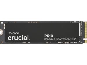 Crucial CT1000P510SSD8 P510 SSD, 1 TB, M.2, PCIe 5.0, 11000/ 9500 MB/s