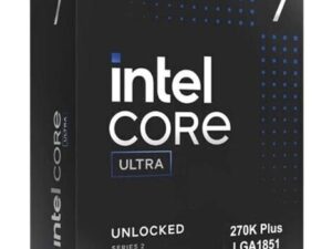 Intel BX80768270K Core Ultra 7 270K Plus CPU LGA 1851, Arrow Lake, 5,5 GHz, 24-Core, boxed