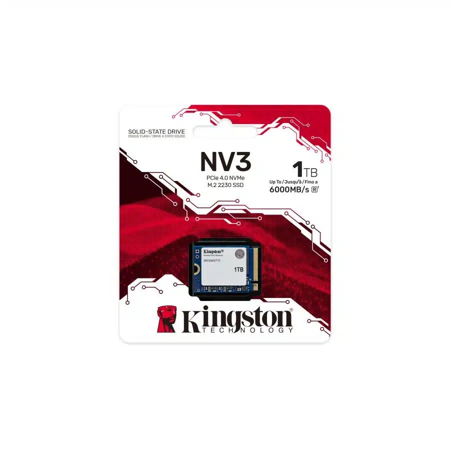 Kingston SNV3SM3/1T0 1000G NV3 SSD, 1 TB, M.2 2230, NVMe 6000 MB/s 3 Kingston SNV3SM3/1T0 1000G NV3 SSD, 1 TB, M.2 2230, NVMe 6000 MB/s - Afbeelding 3