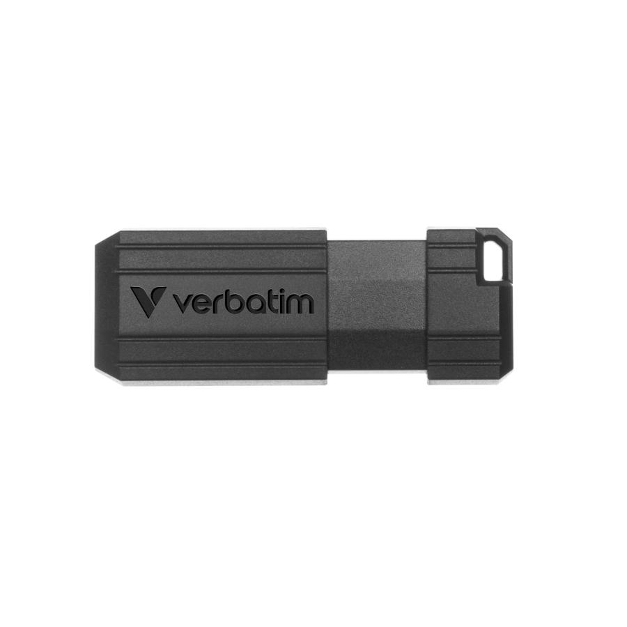 Verbatim 49071 PinStripe USB Drive, 128 GB, USB Type-A, 2.0, 10 MB/s, Cap, Black 3 Verbatim 49071 PinStripe USB Drive, 128 GB, USB Type-A, 2.0, 10 MB/s, Cap, Black - Afbeelding 3