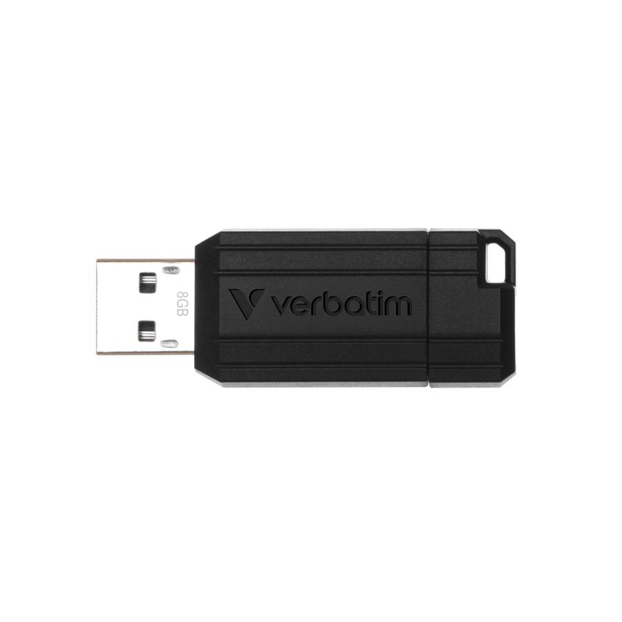Verbatim 49062 PinStripe USB Drive, 8 GB, USB Type-A, 2.0, 10 MB/s, Slide, Black 5 Verbatim 49062 PinStripe USB Drive, 8 GB, USB Type-A, 2.0, 10 MB/s, Slide, Black - Afbeelding 5