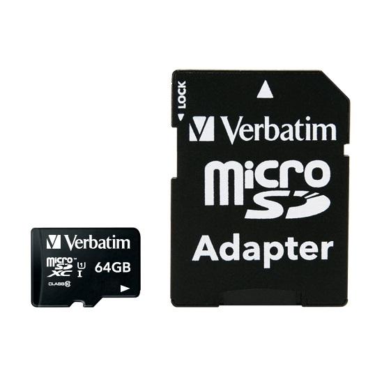 Verbatim 44084 Micro SDXC Premium, 64 GB, MicroSDXC, Class 10, 90 MB/s, Class 1 (U1) V10 1 Verbatim 44084 Micro SDXC Premium, 64 GB, MicroSDXC, Class 10, 90 MB/s, Class 1 (U1) V10