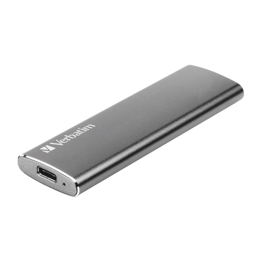 Verbatim 47441 Vx500 External SSD, 120 GB, USB Type-C, 3.2 Gen 2, 500 MB/s, Silver 2 Verbatim 47441 Vx500 External SSD, 120 GB, USB Type-C, 3.2 Gen 2, 500 MB/s, Silver - Afbeelding 2