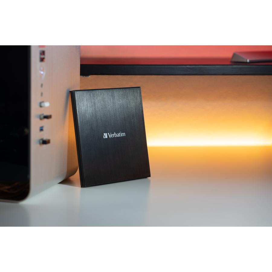 Verbatim 43886 SlimLine CD/DVD±RW Writer, USB 3.2 Gen 1, CD-R, CD-RW, DVD+R, Black, Tray 5 Verbatim 43886 SlimLine CD/DVD±RW Writer, USB 3.2 Gen 1, CD-R, CD-RW, DVD+R, Black, Tray - Afbeelding 5