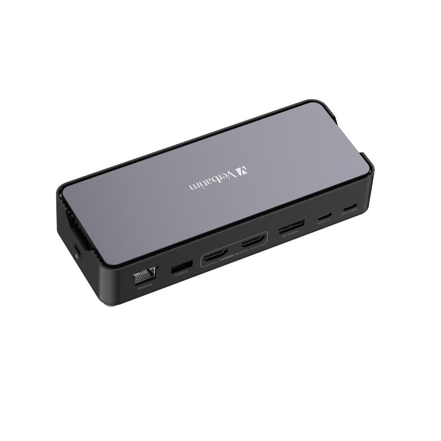 Verbatim 32171 CDS-15 USB-C Pro Docking Station, USB 3.2 Gen 1, USB-C 100 W, 3.5 mm, Silver 1 Verbatim 32171 CDS-15 USB-C Pro Docking Station, USB 3.2 Gen 1, USB-C 100 W, 3.5 mm, Silver