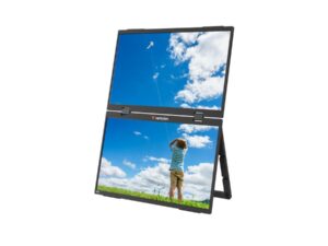 Verbatim 32403 Portable 15.6" FHD Dual Monitor Essentials, 1920 x 1080p, LCD LED, IPS, 1000:1