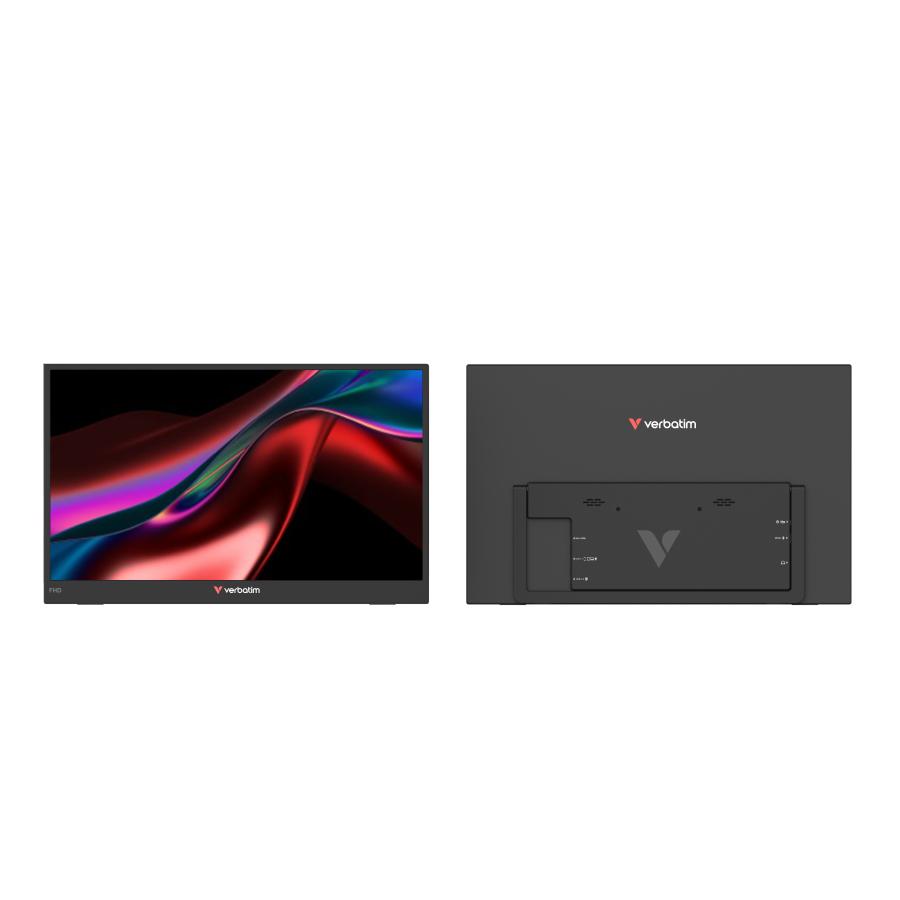 Verbatim 32403 Portable 15.6" FHD Dual Monitor Essentials, 1920 x 1080p, LCD LED, IPS, 1000:1 3 Verbatim 32403 Portable 15.6" FHD Dual Monitor Essentials, 1920 x 1080p, LCD LED, IPS, 1000:1 - Afbeelding 3
