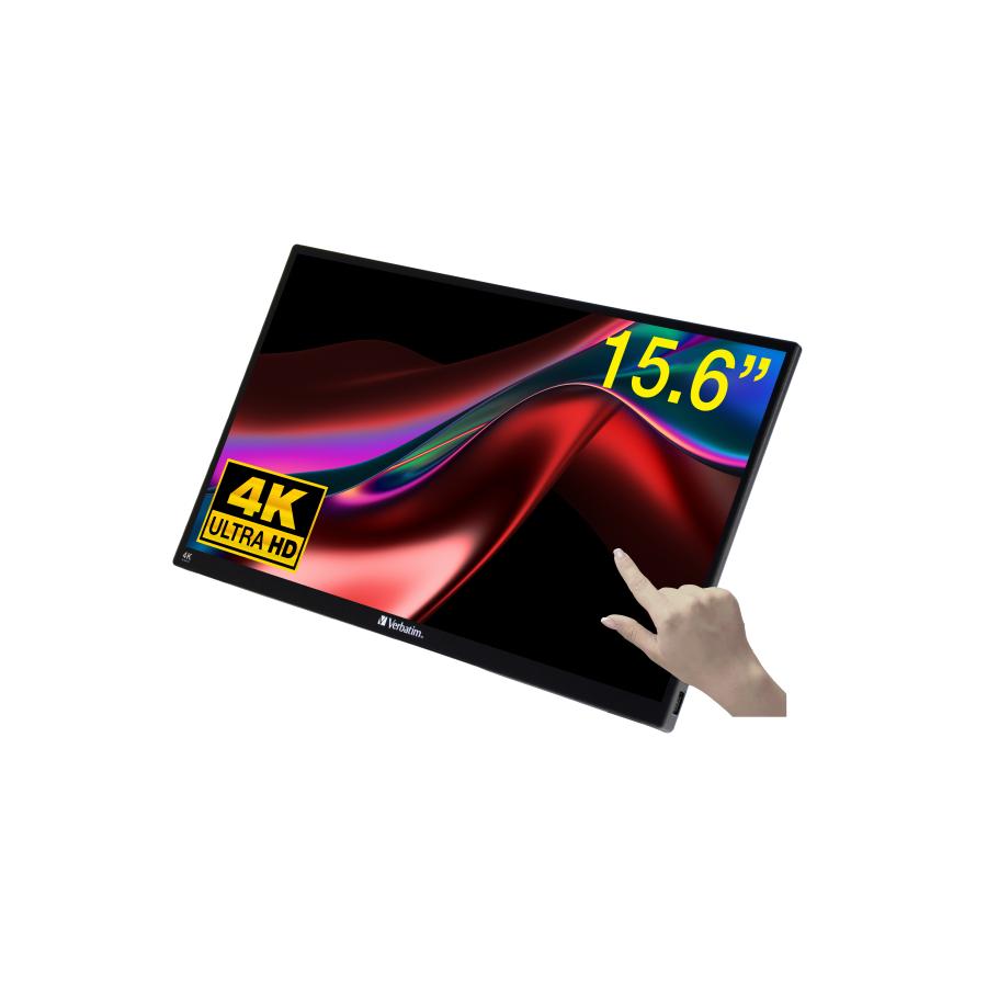 Verbatim 32238 Portable Touchscreen Monitor Ultra HD 4K, 3840 x 2160p, IPS, LED, 350 cd/m², 1000:1 1 Verbatim 32238 Portable Touchscreen Monitor Ultra HD 4K, 3840 x 2160p, IPS, LED, 350 cd/m², 1000:1