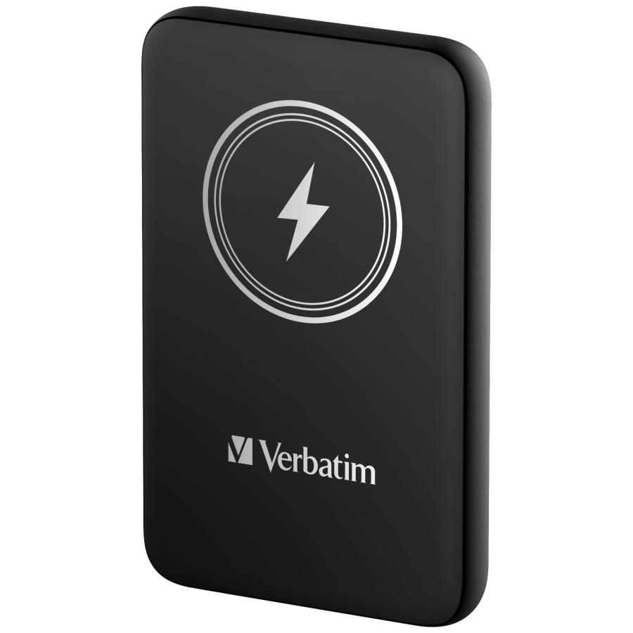 Verbatim 32245 Charge "n" Go Magnetic Wireless Power Bank Black, 10000 mAh, LiPo, Quick Charge 1 Verbatim 32245 Charge "n" Go Magnetic Wireless Power Bank Black, 10000 mAh, LiPo, Quick Charge