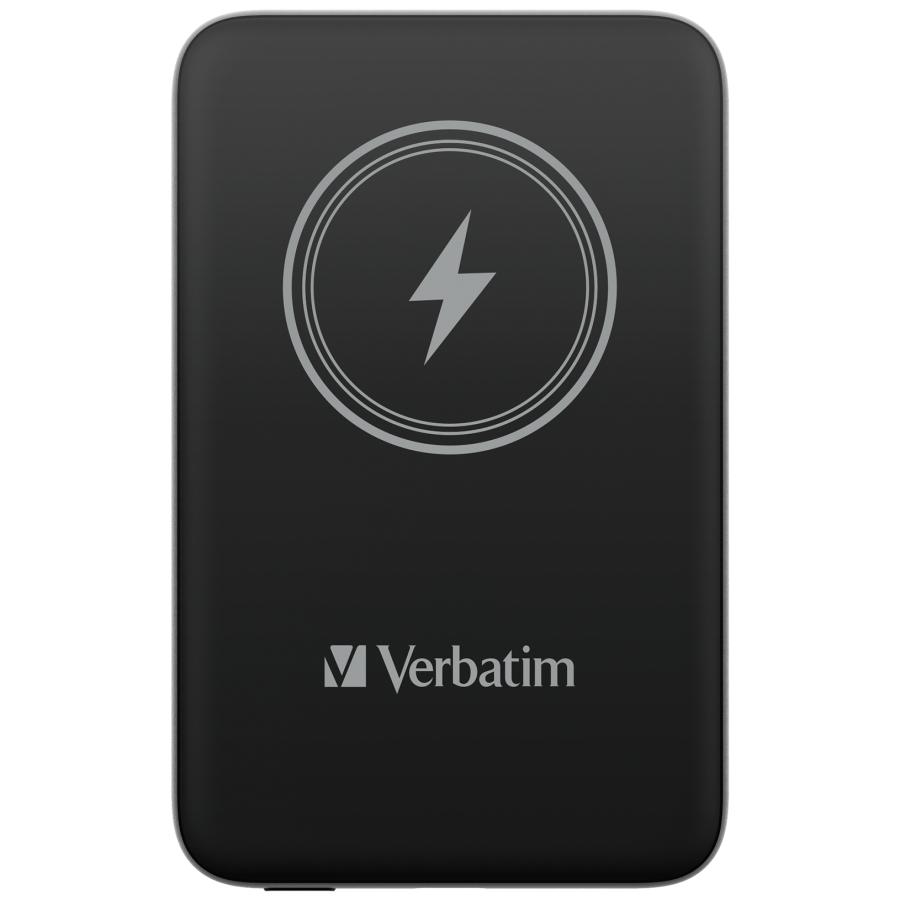 Verbatim 32245 Charge "n" Go Magnetic Wireless Power Bank Black, 10000 mAh, LiPo, Quick Charge 3 Verbatim 32245 Charge "n" Go Magnetic Wireless Power Bank Black, 10000 mAh, LiPo, Quick Charge - Afbeelding 3