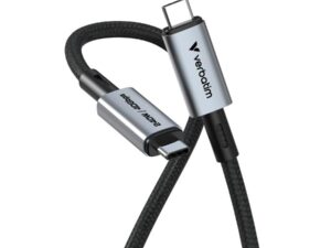 Verbatim 31847 Sync & Charge USB C to USB C 240W, USB4 Gen 2x2, 40 Gbit/s, USB Type-C, 1.2 m, Black