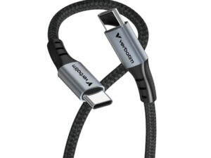 Verbatim 31846 Sync & Charge Cable 100W USB-C to USB-C, 480 Mbit/s,1.2m, Black