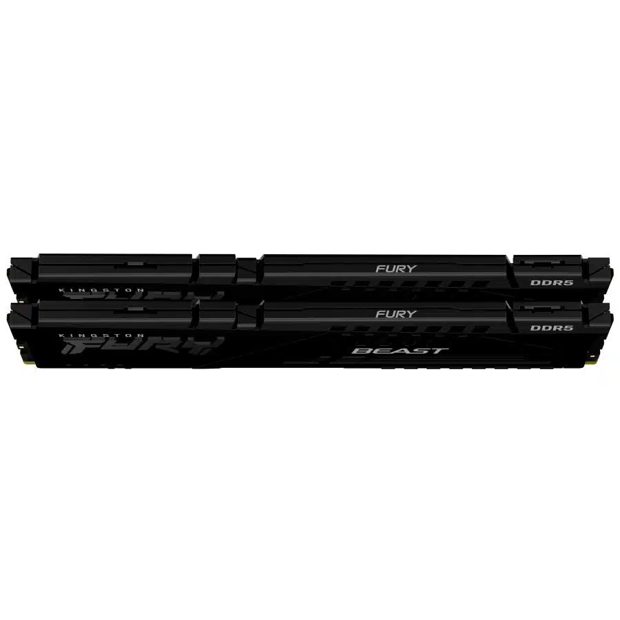 Kingston KF560C36BBE2K2-32 FURY Beast DDR5 Kit, 32GB, DIMM, 6000 Mhz, CL36, Black EXPO 2 Kingston KF560C36BBE2K2-32 FURY Beast DDR5 Kit, 32GB, DIMM, 6000 Mhz, CL36, Black EXPO - Afbeelding 2