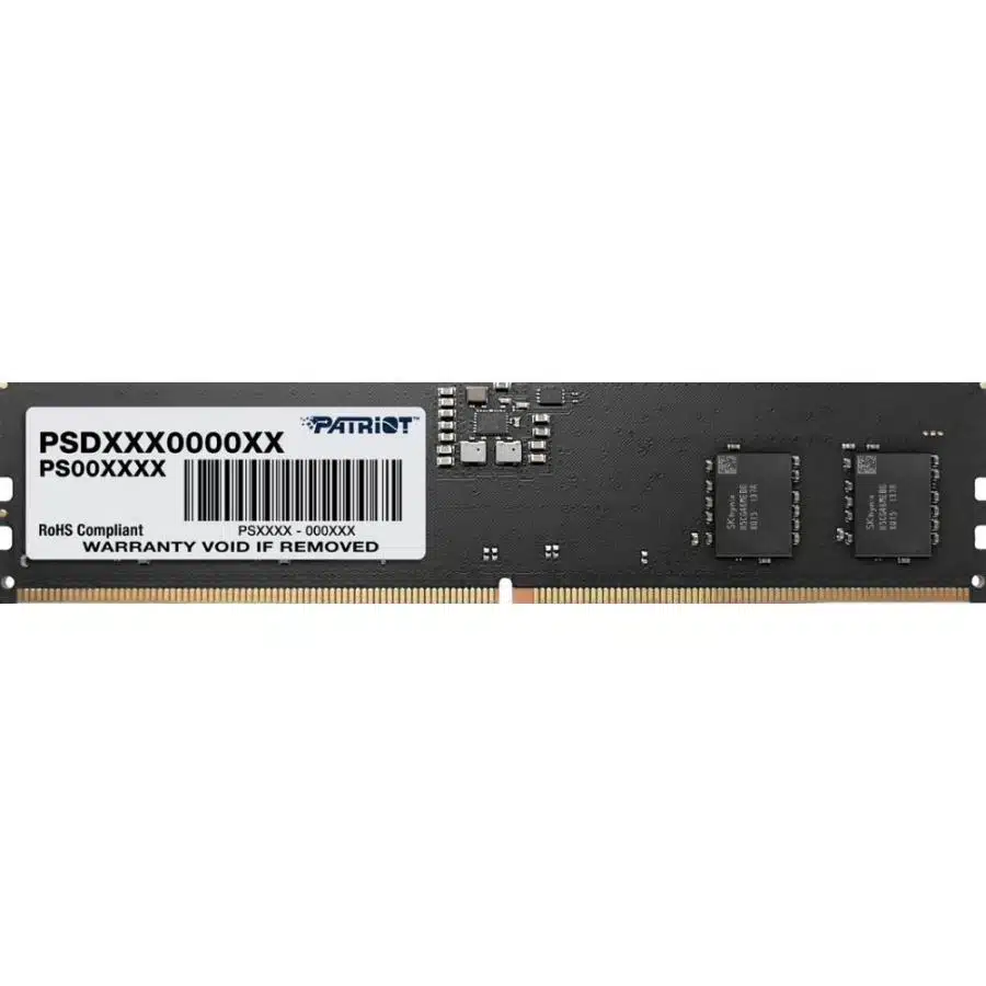 Patriot PSD58G560081 Signature-Line DIMM, 8 GB, DDR5, 5600 Mhz, Black 1 Patriot PSD58G560081 Signature-Line DIMM, 8 GB, DDR5, 5600 Mhz, Black