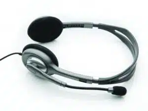 Logitech 981-000271 H110 Stereo Headset [3.5mm,. Microphone, Binaural, Black]