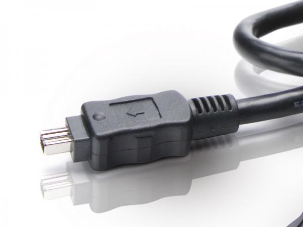 Conceptronic CC44FW18 FireWire 400 Cable, 4-p 1.8m, Black, M/M, 400 Mbit/s, IEEE 1394/1394a 2 Conceptronic CC44FW18 FireWire 400 Cable, 4-p 1.8m, Black, M/M, 400 Mbit/s, IEEE 1394/1394a - Afbeelding 2