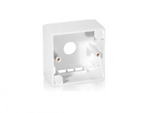 Equip 760302 Keystone System Surface Mounting Back Box, 80 mm, 80 mm, 42 mm, 79 g, 95 mm, 89 mm