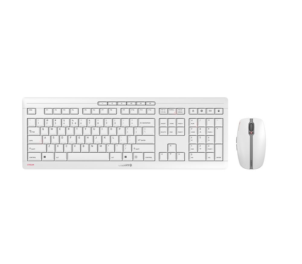 Cherry Stream Desktop Recharge | Draadloos Toetsenbord en Muis | Grijs | USB Receiver 1 Cherry Stream Desktop Recharge | Draadloos Toetsenbord en Muis | Grijs | USB Receiver