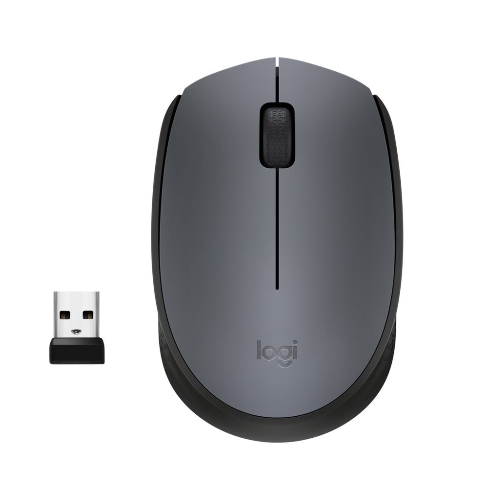 Logitech M170 | Draadloze Muis | Links- en Rechtshandig | RF | 1000 DPI | Grijs | OPEN BOX 1 Logitech M170 | Draadloze Muis | Links- en Rechtshandig | RF | 1000 DPI | Grijs | OPEN BOX
