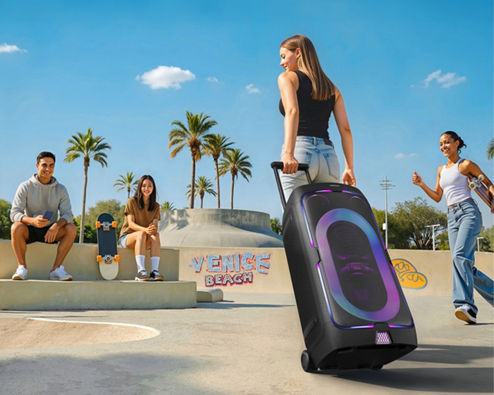 Samsung Sound Tower MX ST50F/XN | Bluetooth Party Speaker | 240W | Tot 18 Uur Accuduur | IPX4 Spatwaterbestendig | Karaoke & Party Lights+ 8 Samsung Sound Tower MX ST50F/XN | Bluetooth Party Speaker | 240W | Tot 18 Uur Accuduur | IPX4 Spatwaterbestendig | Karaoke & Party Lights+ - Afbeelding 8