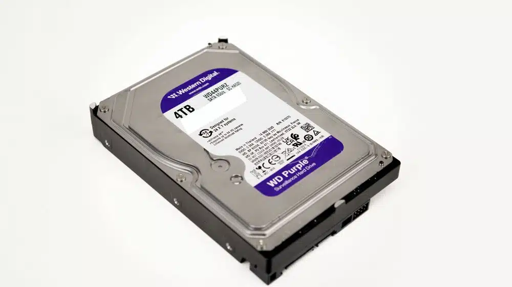 Western Digital Purple | 4TB Surveillance HDD | 3.5" | SATA III | 5400 RPM | 256MB Cache | OPEN BOX 4 Western Digital Purple | 4TB Surveillance HDD | 3.5" | SATA III | 5400 RPM | 256MB Cache | OPEN BOX - Afbeelding 4