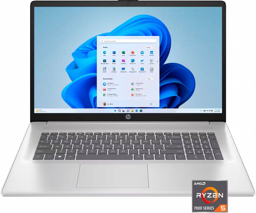 HP 17-cp3005DX | 17.3" Full HD IPS | AMD Ryzen 5 7430U | 8GB RAM | 512GB SSD | Windows 11 Home in S-modus 1 HP 17-cp3005DX | 17.3" Full HD IPS | AMD Ryzen 5 7430U | 8GB RAM | 512GB SSD | Windows 11 Home in S-modus