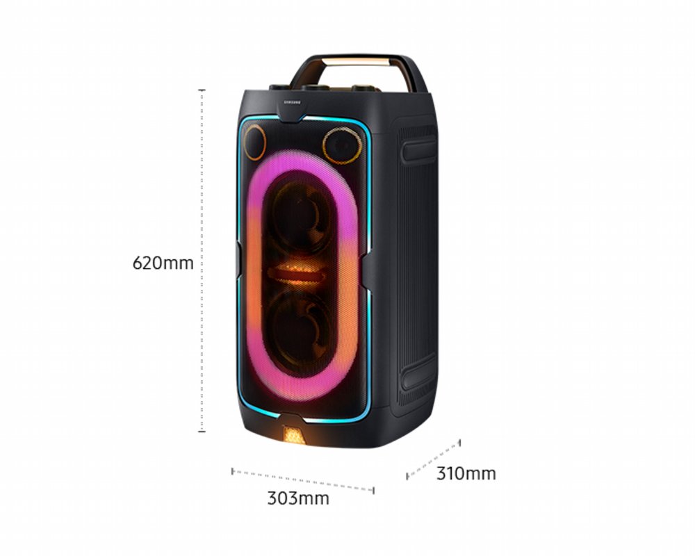 Samsung Sound Tower MX ST40F | Bluetooth Party Speaker | 160W | Tot 12 Uur Accuduur | IPX4 Spatwaterbestendig | Karaoke & Party Lights+ 4 Samsung Sound Tower MX ST40F | Bluetooth Party Speaker | 160W | Tot 12 Uur Accuduur | IPX4 Spatwaterbestendig | Karaoke & Party Lights+ - Afbeelding 4