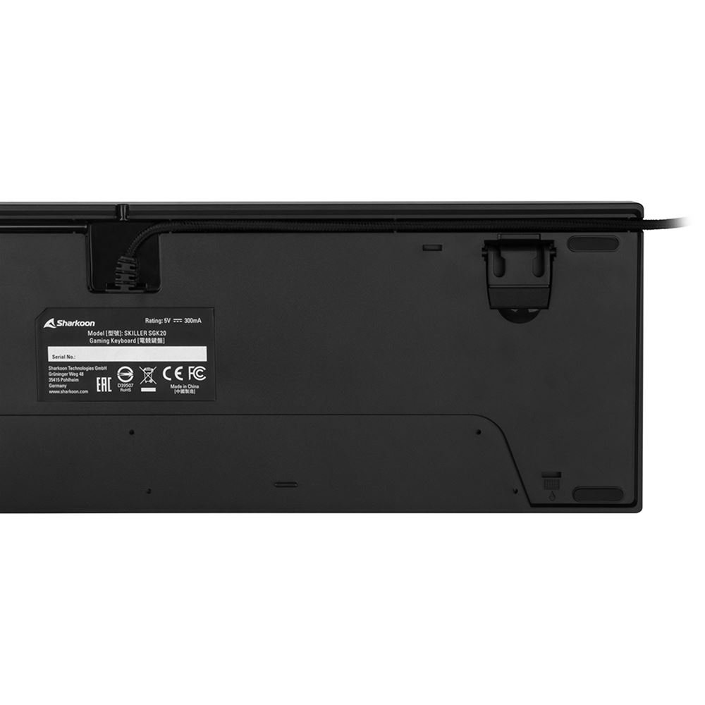 Sharkoon SKILLER SGK20 | Mechanisch Gaming Toetsenbord | Huano Red Switches | RGB | QWERTY 5 Sharkoon SKILLER SGK20 | Mechanisch Gaming Toetsenbord | Huano Red Switches | RGB | QWERTY - Afbeelding 5