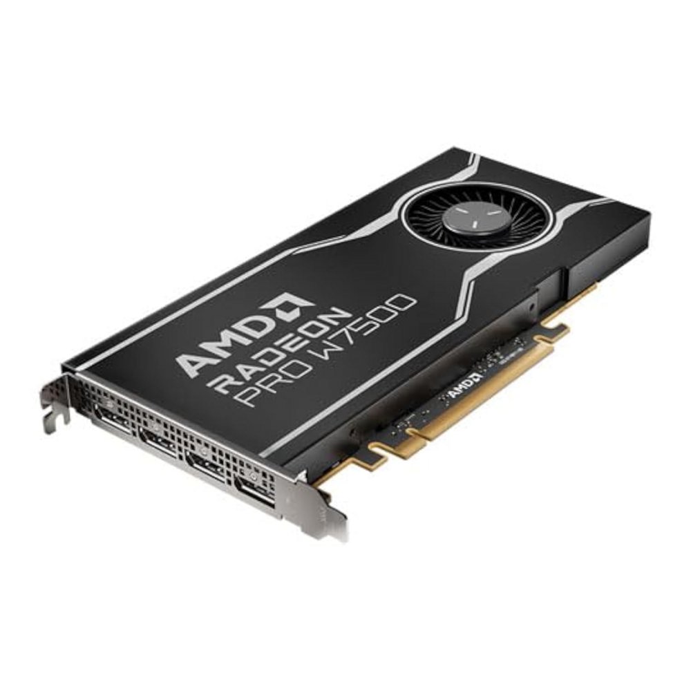 AMD Radeon PRO W7500 | 8GB GDDR6 | PCIe 4.0 x8 | 4x DisplayPort 2.1 | Workstation Videokaart 2 AMD Radeon PRO W7500 | 8GB GDDR6 | PCIe 4.0 x8 | 4x DisplayPort 2.1 | Workstation Videokaart - Afbeelding 2