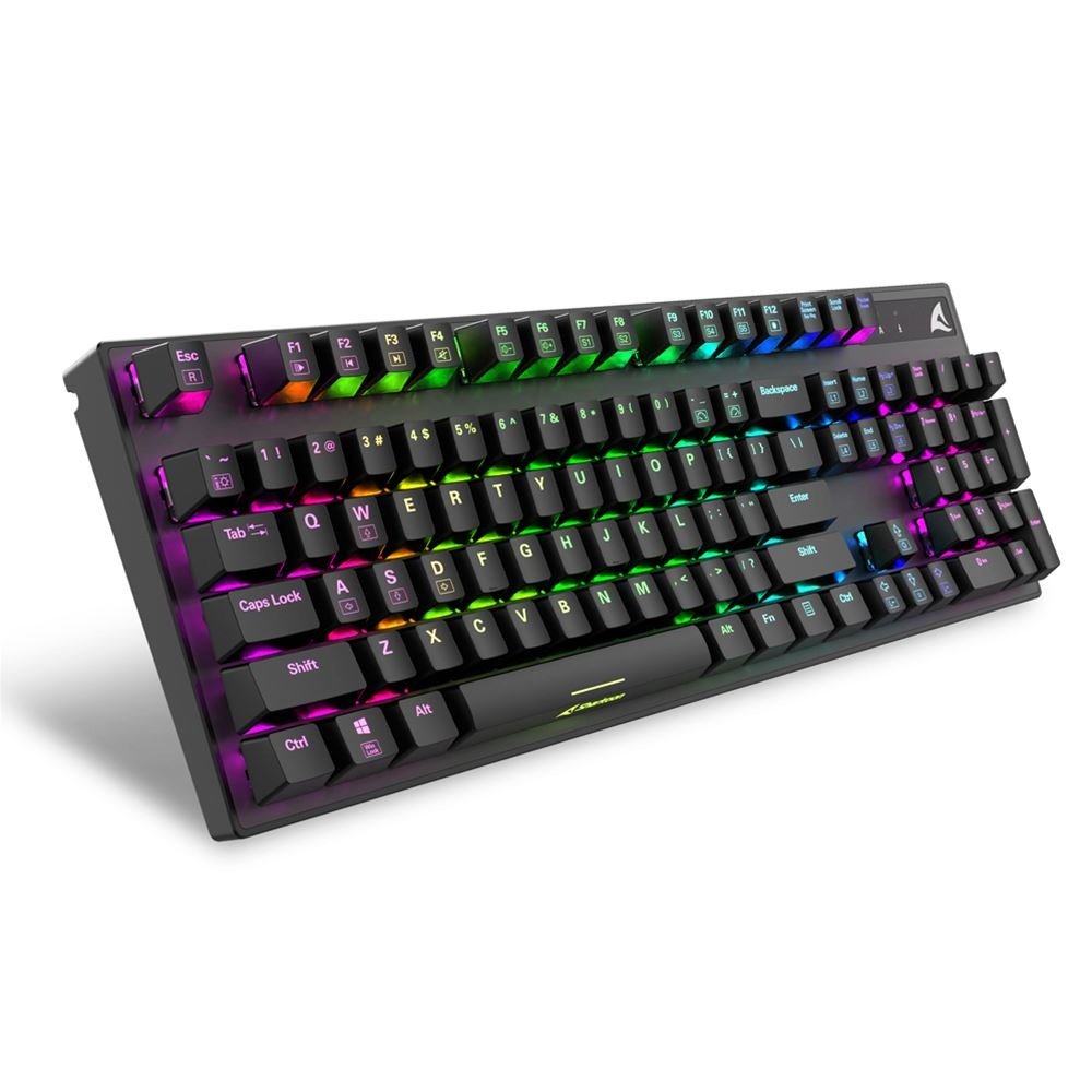 Sharkoon SKILLER SGK20 | Mechanisch Gaming Toetsenbord | Huano Red Switches | RGB | QWERTY 1 Sharkoon SKILLER SGK20 | Mechanisch Gaming Toetsenbord | Huano Red Switches | RGB | QWERTY