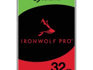 Seagate ST32000NT000 IronWolf Pro HDD, 32 TB, 7200 RPM, 3.5", Serial ATA III