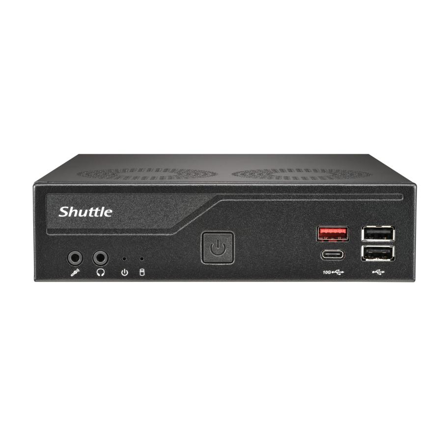 Shuttle DH810S Slim PC Barebone, S1851, DDR5, DP, HDMI, M.2, GBLAN, 8x USB, 1x COM, 24/7 1 Shuttle DH810S Slim PC Barebone, S1851, DDR5, DP, HDMI, M.2, GBLAN, 8x USB, 1x COM, 24/7