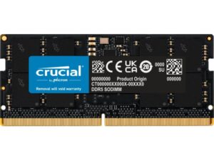 Crucial CT16G48C40S5 DDR5, 16 GB, SO-DIMM, 4800 Mhz, CL 40