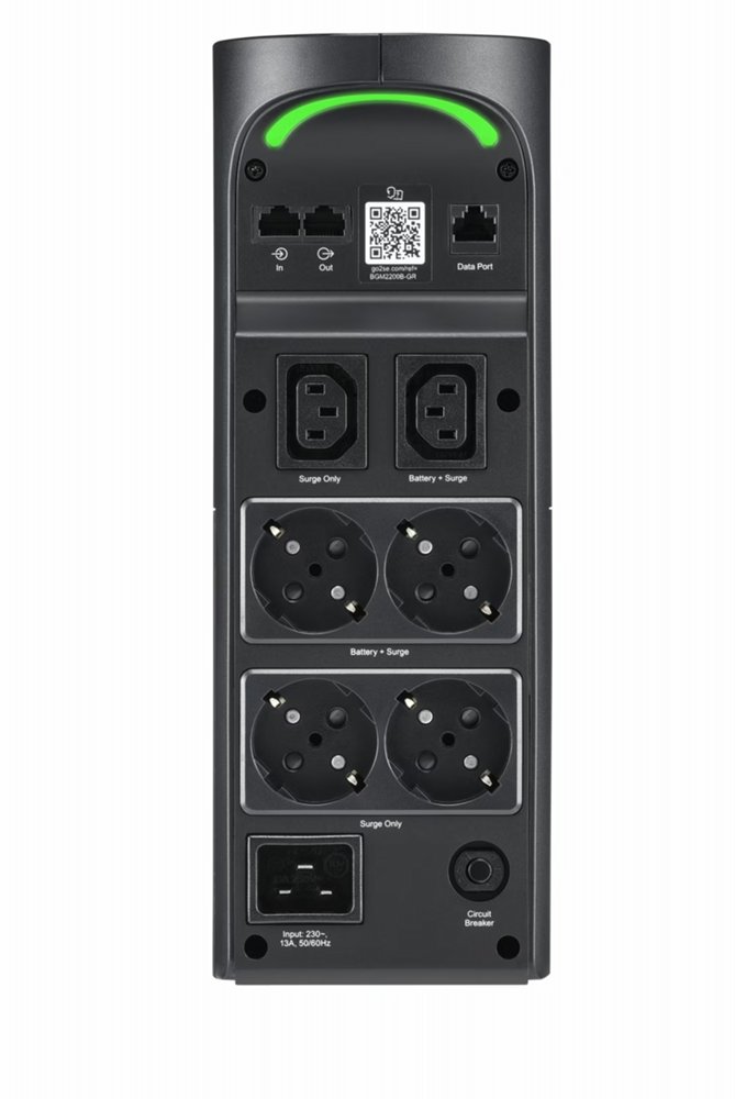 APC Back-UPS Pro Gaming BGM2200B-GR | 2200VA / 1320W | Line-Interactive | Pure Sinus | 4x Schuko + 2x IEC C13 | UPS 3 APC Back-UPS Pro Gaming BGM2200B-GR | 2200VA / 1320W | Line-Interactive | Pure Sinus | 4x Schuko + 2x IEC C13 | UPS - Afbeelding 3