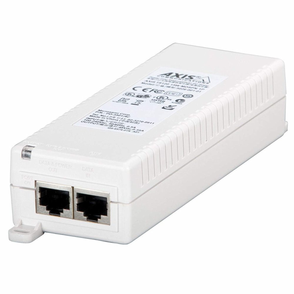 Axis T8120 Midspan 15W 1-Port | PoE Injector | IEEE 802.3af 1 Axis T8120 Midspan 15W 1-Port | PoE Injector | IEEE 802.3af