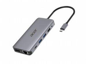 Acer 12-in-1 USB-C Docking Station | Dual HDMI | DisplayPort | Gigabit Ethernet | USB 3.2 Gen 1