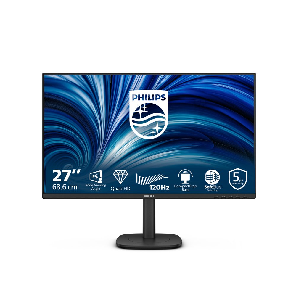 Philips 27B2N3500J/00 | 27" Quad HD IPS Monitor | 120 Hz | Zwart 1 Philips 27B2N3500J/00 | 27" Quad HD IPS Monitor | 120 Hz | Zwart