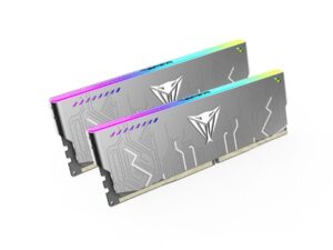 Patriot VVR532G60C28AK Viper Steel 5 Infinite RGB DIMM Kit, 32GB, DDR5, 6000Mhz, Silver