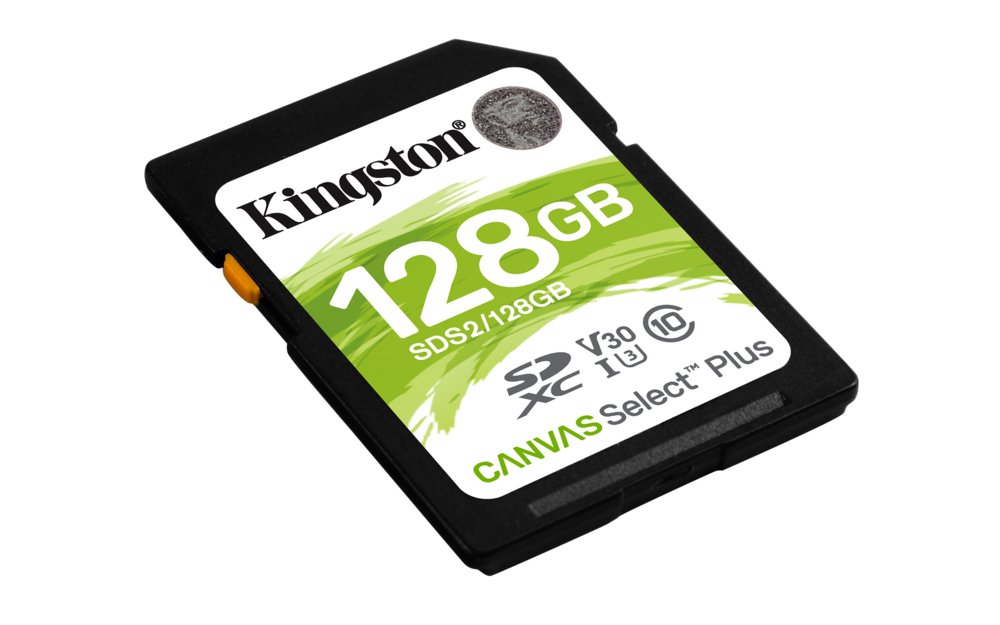 Kingston Canvas Select Plus | SDXC | 128GB | Class 10 | UHS-I U1 2 Kingston Canvas Select Plus | SDXC | 128GB | Class 10 | UHS-I U1 - Afbeelding 2