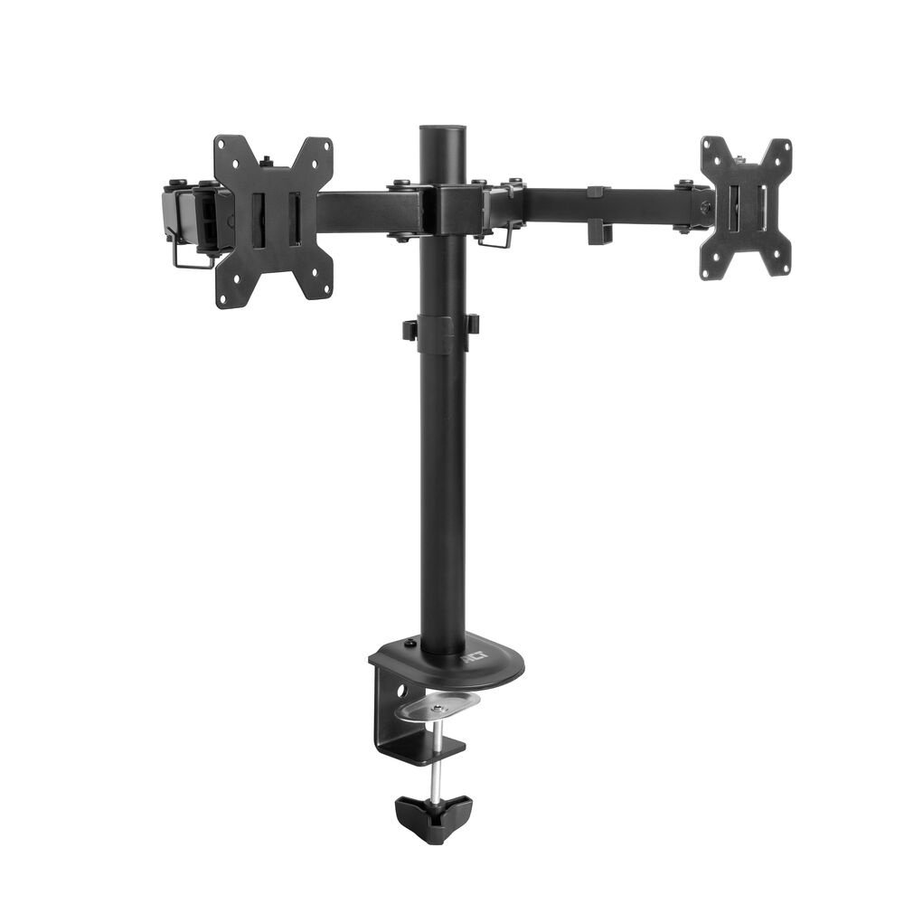 ACT Essentials AC8362 | Monitorarm voor 2 Schermen tot 32" | 8kg per Scherm | VESA 75x75 / 100x100 | Bureauklem 1 ACT Essentials AC8362 | Monitorarm voor 2 Schermen tot 32" | 8kg per Scherm | VESA 75x75 / 100x100 | Bureauklem