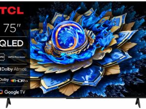 TCL 75T69C | 75" 4K UHD QLED TV | Dolby Vision & HDR10+ | Google TV